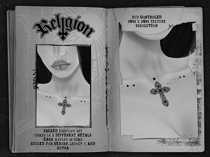 !!RELIGION - SACRED PIERCING SET DEMO