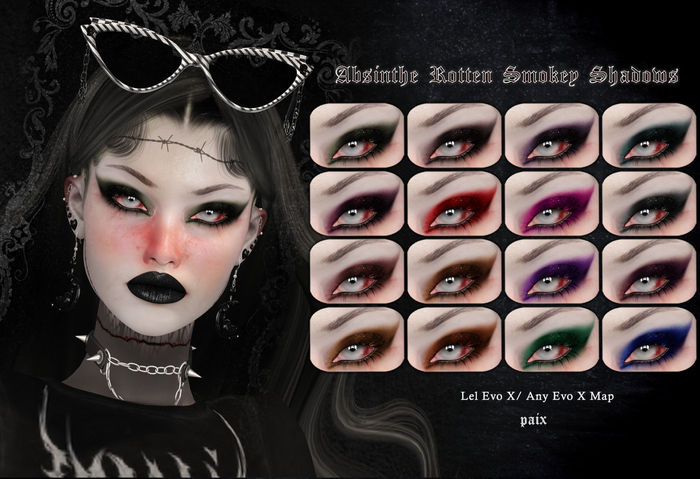 [PAIX] Absinthe Rotten Smokey Eyeshadows - FATPACK