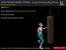 *KraftWork Long Punching Bag (Really Needy Edition)