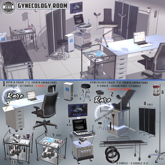 [Since1975] Gynecology Room - FULL SET + RARES