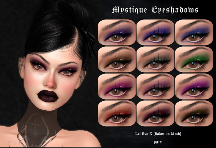 [PAIX] Mystique Eyeshadows - [FATPACK]