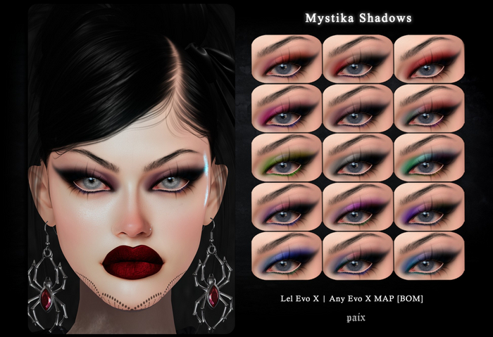 [PAIX] Mystika Eyeshadows - [FATPACK]