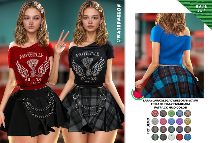 :::FATPACK:::@WATERMELON:::KATE_SET