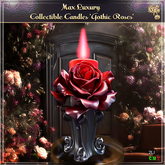 Max Luxury - Collectible Candles 'Gothic Roses'