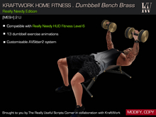 *KraftWork Dumbbell Bench (Really Needy Edition)