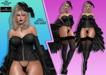 **ANU X BURLESQUE STYLE COMPLETE OUTFIT**