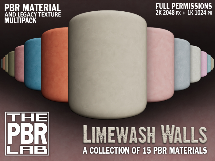 The PBR Lab - Limewash Walls Multipack