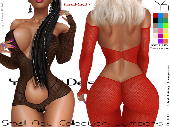 *Yummi Designs* - Small Net Jumpers Long & Short - Fatpack