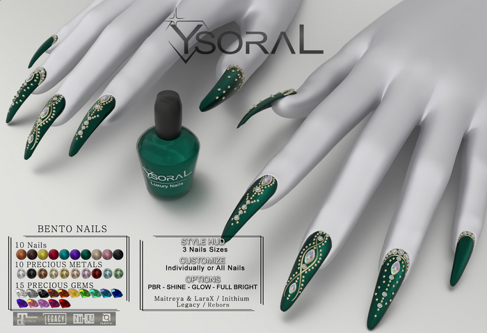 ~~ YsoraL ~~ .: FATPACK Nails Bindi :.(Lady)(+ PBR)