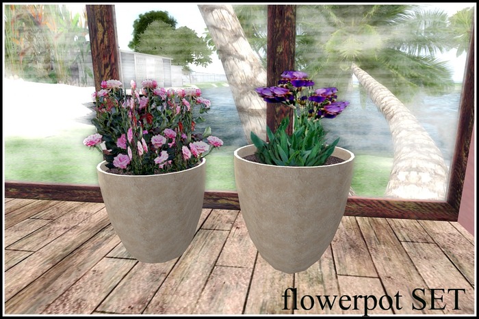 ----- FLOWERPOT - SET------