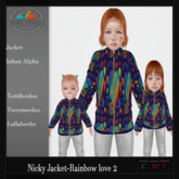 Dino Forest-Nicky jacket Rainbowlove2