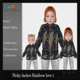 Dino Forest-Nicky jacket Rainbowlove 1