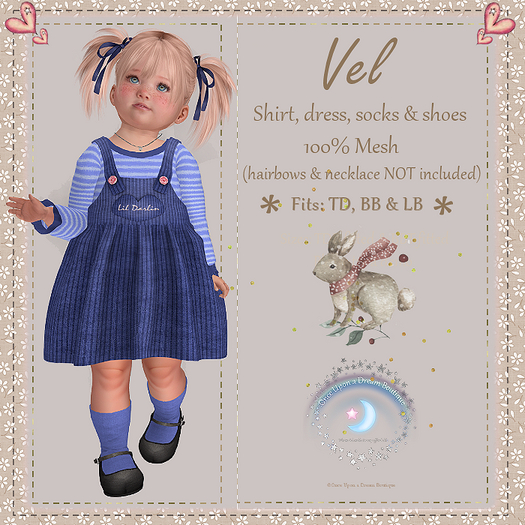 OUD Vel Blue - TD, BB & LB