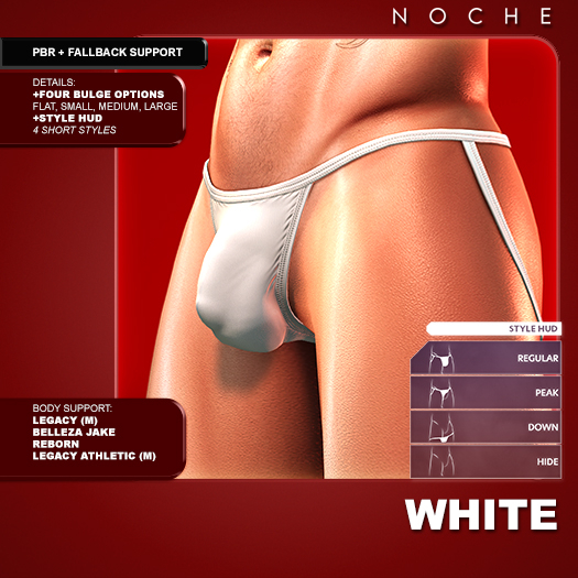 Noche. Rylan Jockstrap White