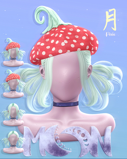 Moon. Hair // - Pixie