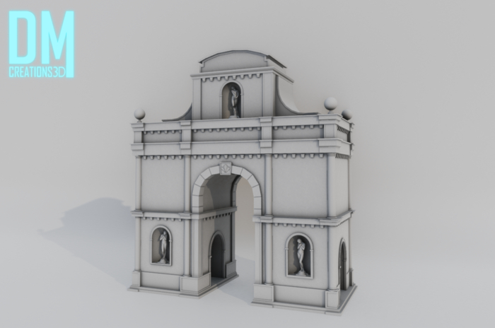 Roman Structure A02 Full Perm Mesh