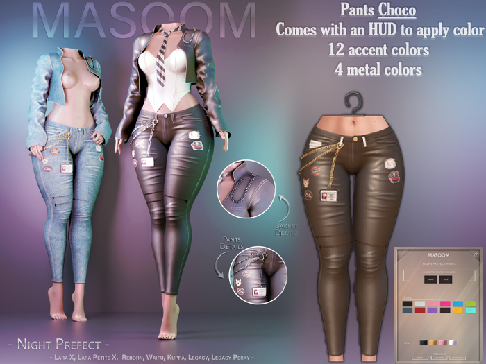 [[ Masoom ]] Night Prefect Pants - Choco
