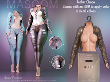 [[ Masoom ]] Night Prefect Jacket - Choco