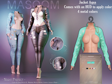 [[ Masoom ]] Night Prefect Jacket - Aqua