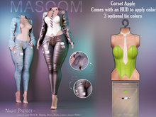 [[ Masoom ]] Night Prefect Corset - Apple