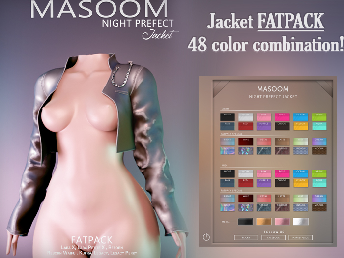 [[ Masoom ]] Night Prefect Jacket - FATPACK