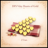 DFS Vday Hearts of Gold - ACTUAL ITEM