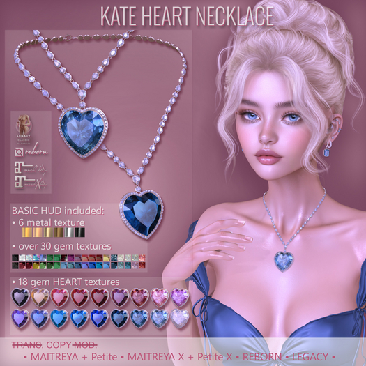 *AvaWay* KATE HEART Necklace