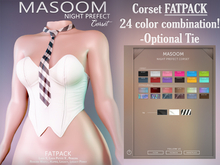 [[ Masoom ]] Night Prefect Corset - FATPACK