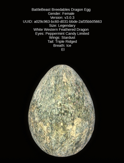 BattleBeast Breedables Dragon Egg