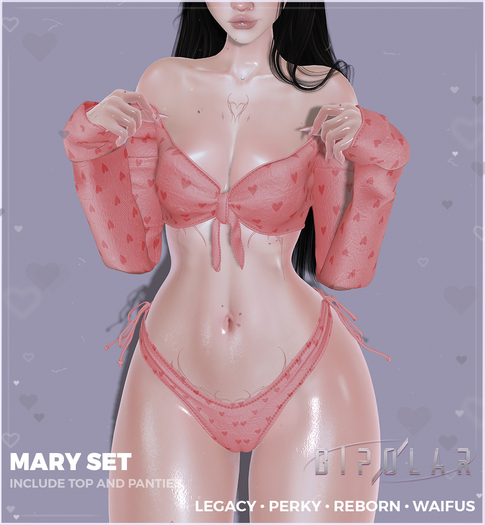 Bipolar - Mary Set - Peach Print