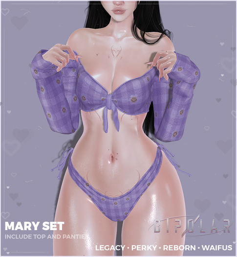 Bipolar - Mary Set - Lavender Print