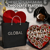 GLOBAL Ramadan Kareem Heart of Barakah Chocolate Platter