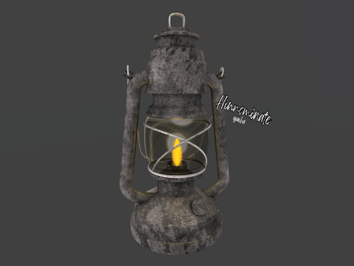 Concept} 08. Escape. Oil Lamp grey