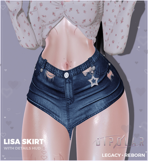 Bipolar - Lisa Skirt - Deep Blue