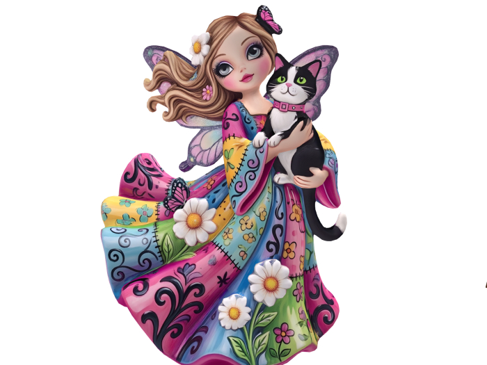HB: Spring Fairy with Cat FuLL PERM