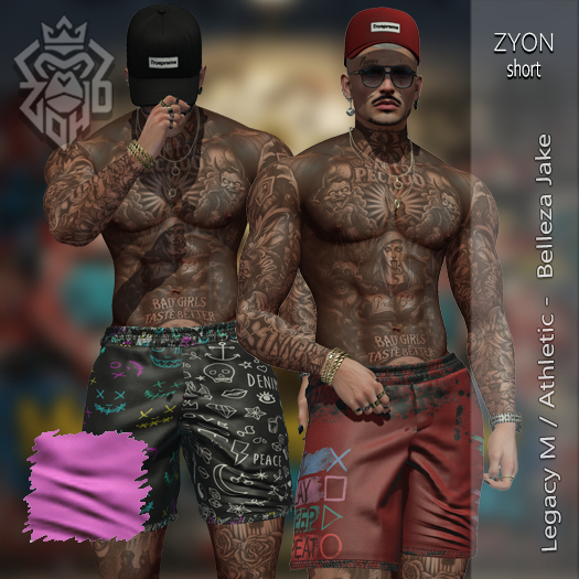 [ZH] ZYON short - pink (Add Unpack)