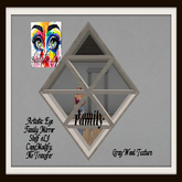 Artistic Eye Family Mirror Gray Wood 6LI LCAE
