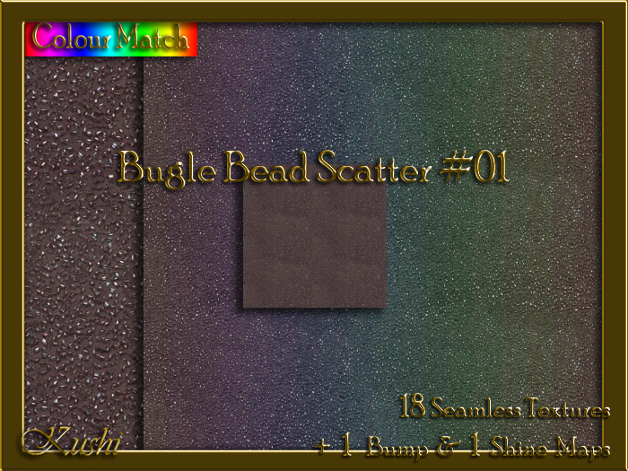 Bugle Bead Scatter #01 Texture Pack