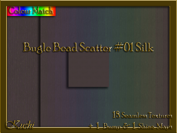 Bugle Bead Scatter #01 SILK Texture Pack