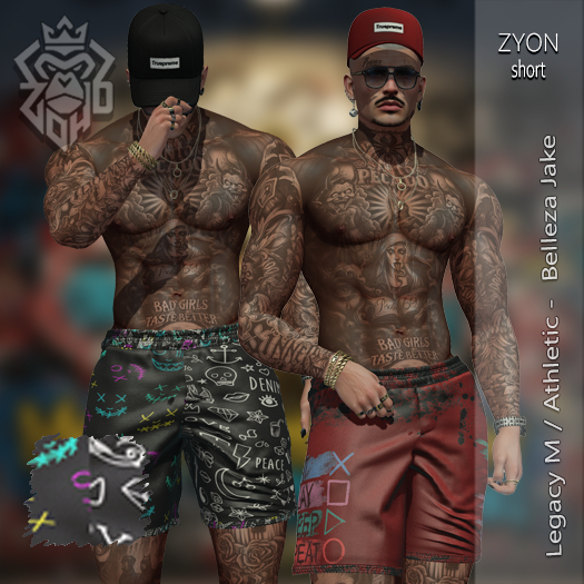 [ZH] ZYON short - Color Faces (Add Unpack)