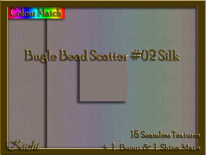 Bugle Bead Scatter #02 SILK Texture Pack