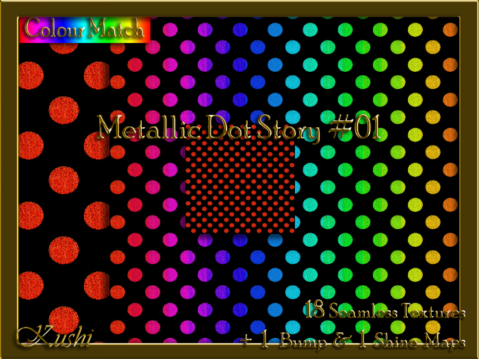 Metallic Dot Story #01 Texture Pack