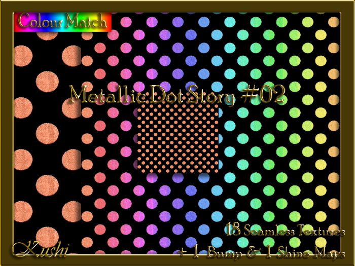 Metallic Dot Story #02 Texture Pack