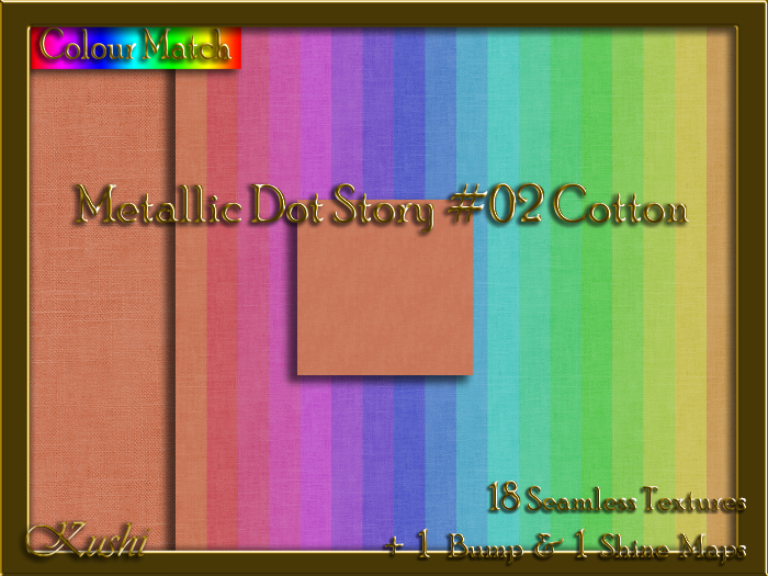 Metallic Dot Story #02 COTTON Texture Pack