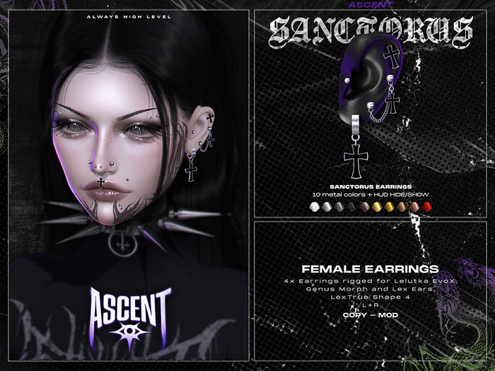 ASCENT - Sanctorus Earrings F