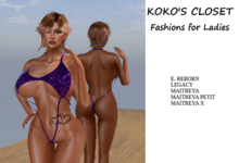 KOKO'S CLOSET PURPLE WIZARD GLITTER SUIT