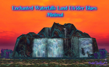 Enchanted Waterfall Land Divider Blues MINIMAL