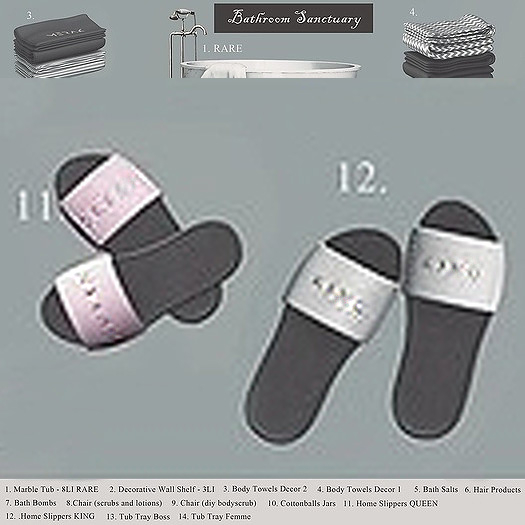 [Merak] - Home Slippers QUEEN