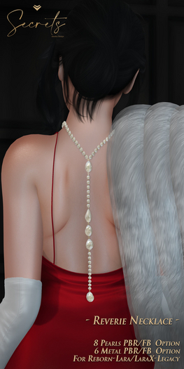 - Secrets - Reverie Necklace - Blue - Boxed -