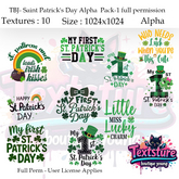 TBJ- Saint Patrick's Day Alpha Pack-1 full permission